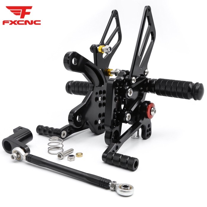 For QJ Motor 450 Aluminum Adjustable Motorcycle Rearset Footrest Footpeg Rear Set Footrest Pedal Ne