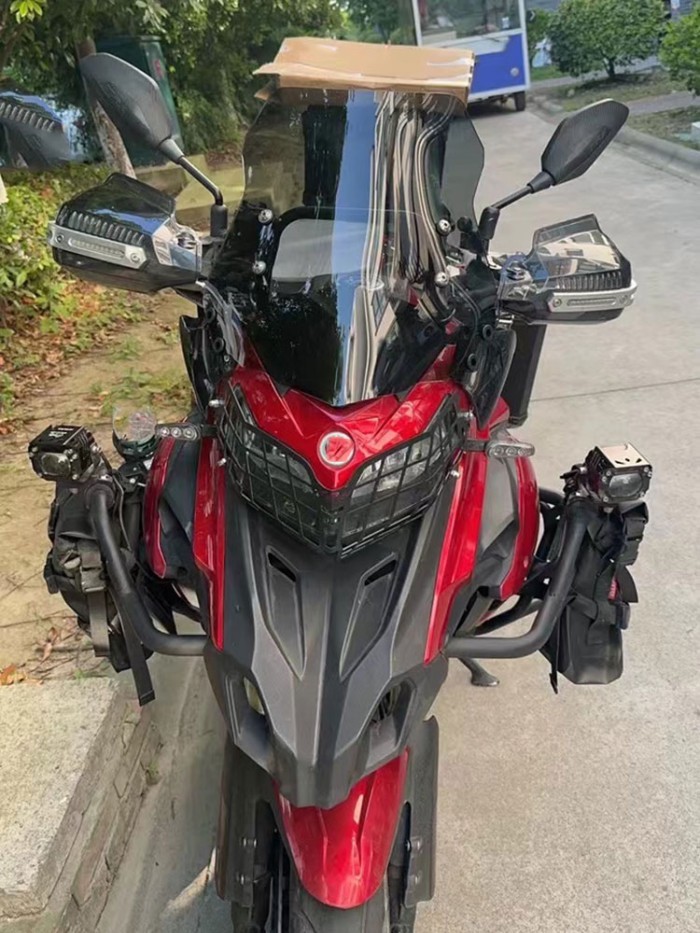 For Benelli TRK502 TRK502X TRK 502 502X 552 552X TRK552X Motorcycle Windscreen Double Bubble Windsh