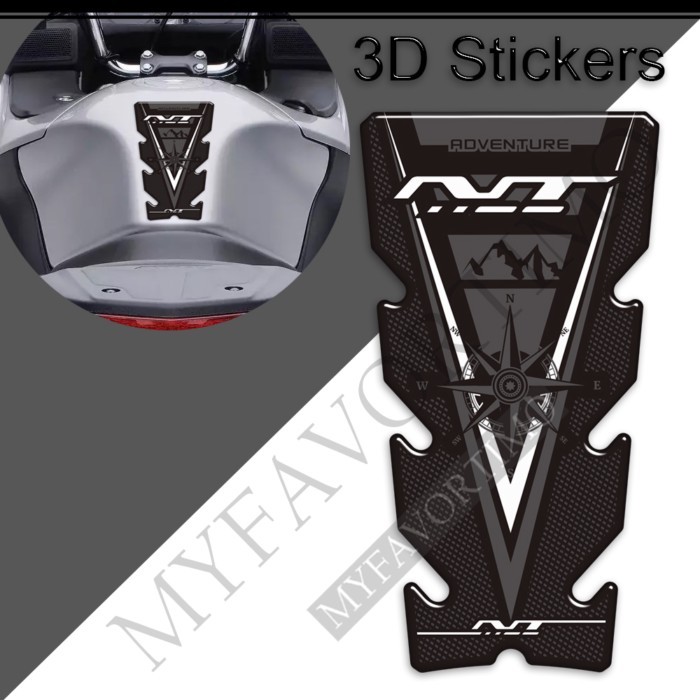 Motorcycle For Honda NT 650 700V 1000 1100 NT650 NT1100 Adventure Stickers Decals Protector Tank Pa