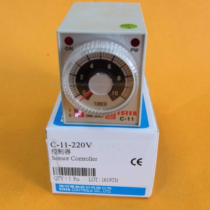 C-11-220V FOTEK Timer Controller New Original ON DELAY or ONE SHOT Controller C-11 220VAC