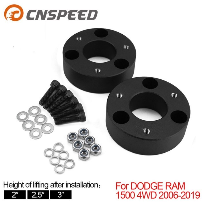 2Pcs 2inch 2.5inch 3inch Car Front Leveling Lift Kit Fit for Dodge RAM 1500 2006-2019 4WD Auto Car