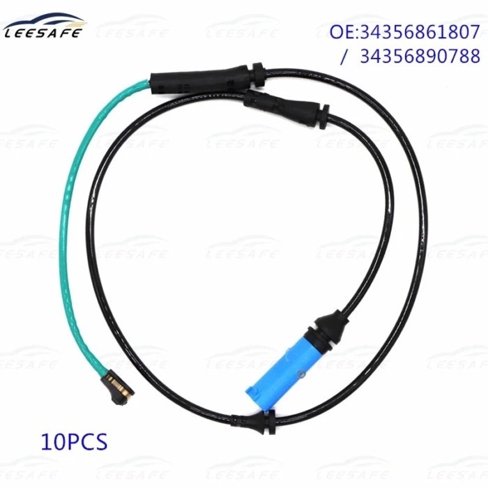 10PCS 34356861807 34356890788 Front Brake Pad Wear Sensor for BMW 5 Series 5ER G30 F90 7 7ER G11 G1