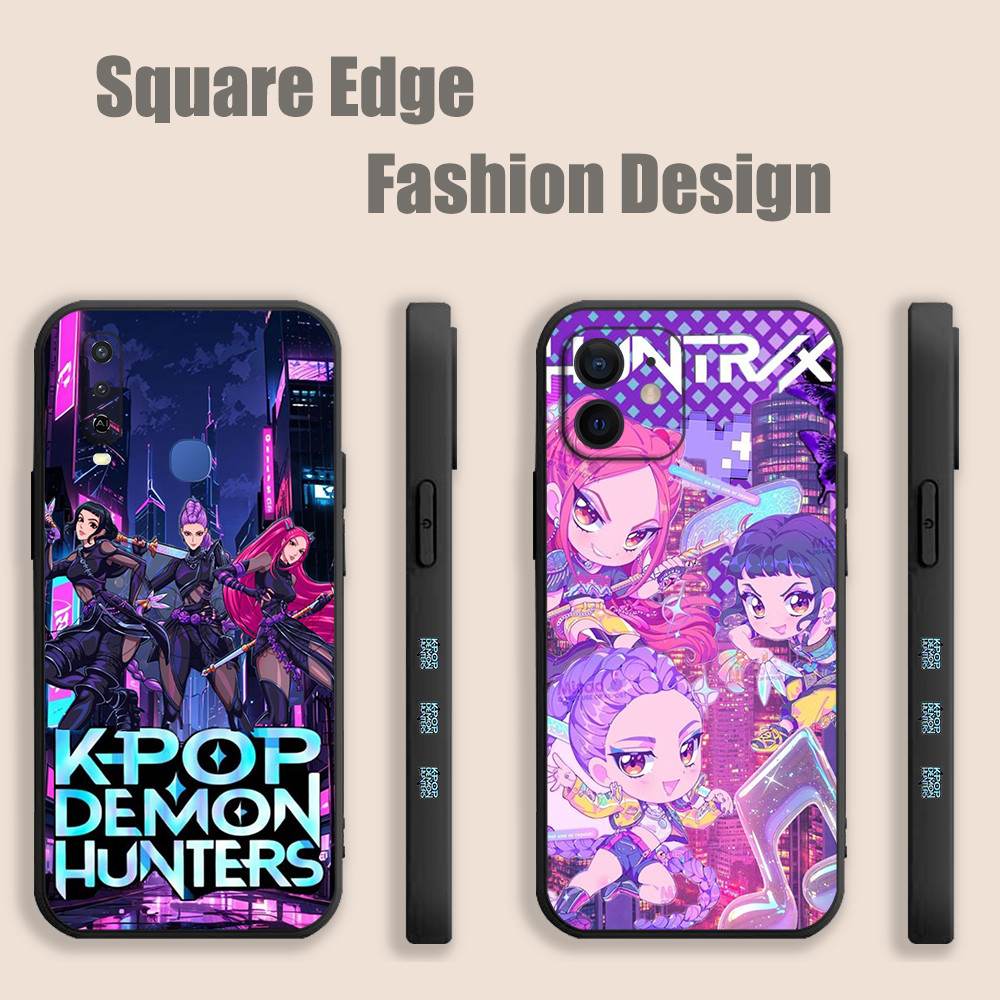 ปลอกสําหรับ Tecno Spark Go Camon 16 7 8C 15 Spark 5 Pro Pova 3 Neo 10C Kpop Demon Hunters Rumi Zoey 