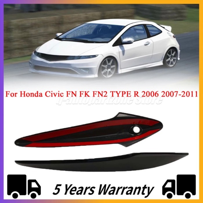 For Civic FN2 06-11 With 1 key hole Door Carbon Fiber Door Handles For Honda Civic FN FK FN2 TYPE R