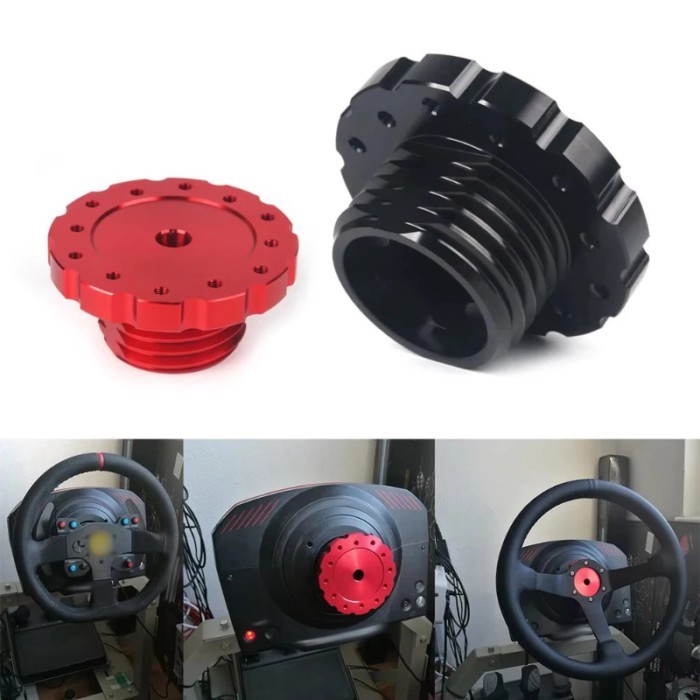 Aluminum 75MM Steering Wheel Adapter Sim Racing Gaming Steering Wheel Adapter For T300 T500 TS-PC T