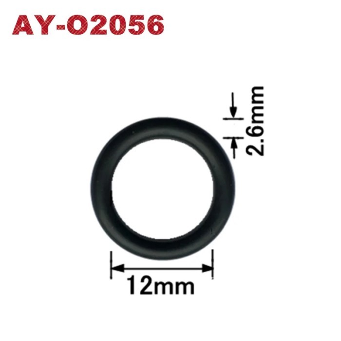 Wholesale 20pieces fuel injector rubber oring seal 12*2.6mm for AY-O2056