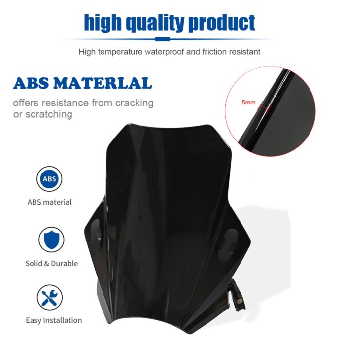 CT125 Motorcycle Adjustable Windscreen Windshield For CT125 CT 125 ct125 MONKEY125 MONKEY 125 2019
