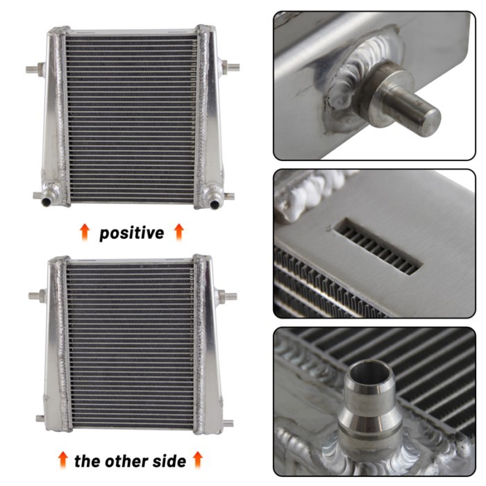 Auxiliary Radiators Aluminum Fit for Toyota Supra GR A90/A91 3L Turbo B58 2020-2022 for BMW Z4 M40i