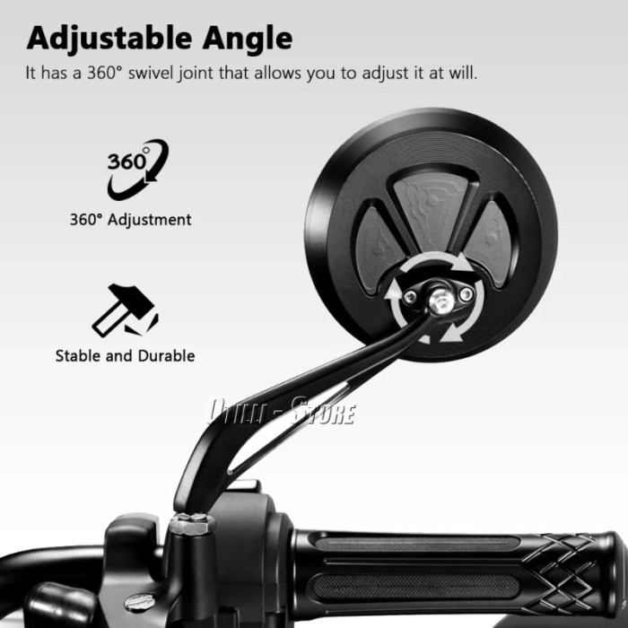 New Motorcycle Accessories Rearview Side Mirrors W800 Rear View Mirrors Hd For Kawasaki W 800 w800