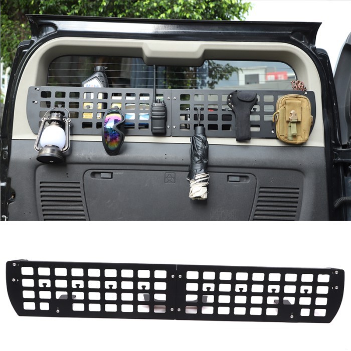 For HUMMER H3 H3T 2005-2009 Aluminum Alloy Car Tailgate Glass Window Storage Fence Bracket Storage