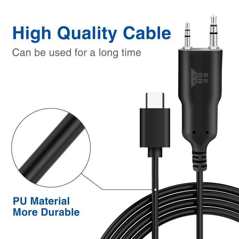 ▥  Walkie Talkie Cable Phone Programming For Campatible With Uv-21R Uv-5R Mini Ar-152Pro