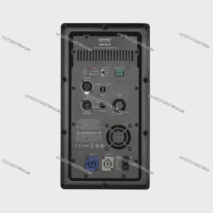 1000W Class D active loudspeaker power amplifier for subwoofer kw181A