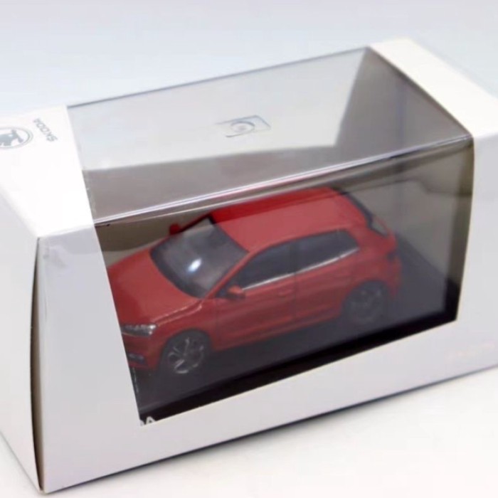No Rev 1/43 Skoda Fabia Skoda Fabia รถ Fabia โมเดลรถตกแต่ง Out of Print Model