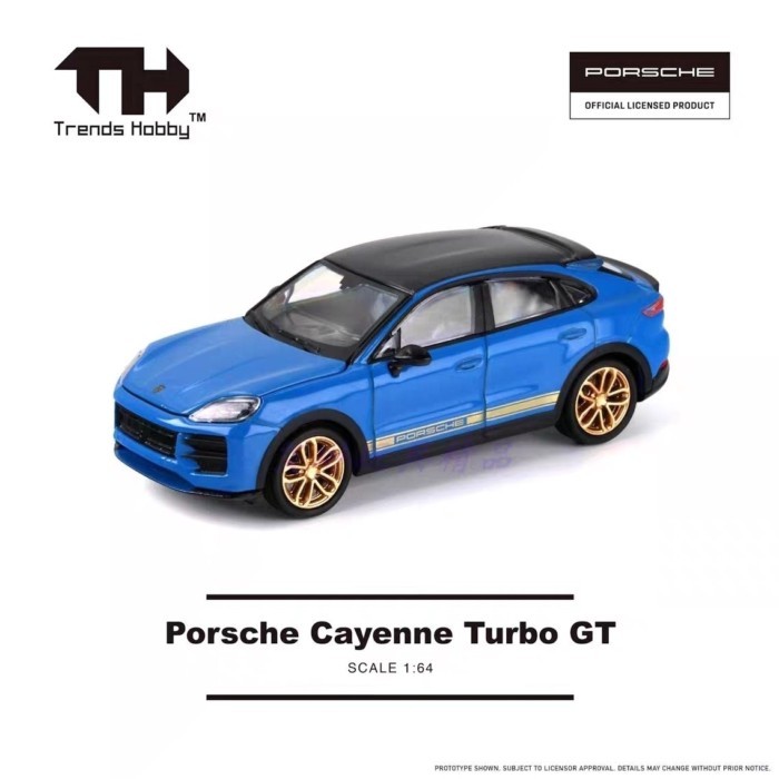 T Trends Hobby 1/64 Porsche Cayenne Trubo GT Porsche Cayenne รุ่น Out of Print Car Model