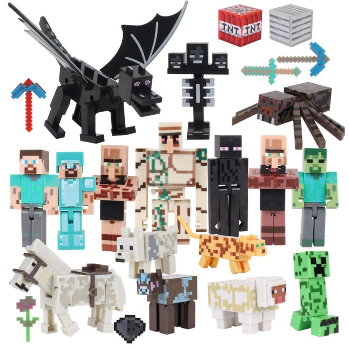 สามารถใช้งานร่วมกับ Lego My Craft ของเล่น บล็อกตกแต่ง โมเดลประกอบ