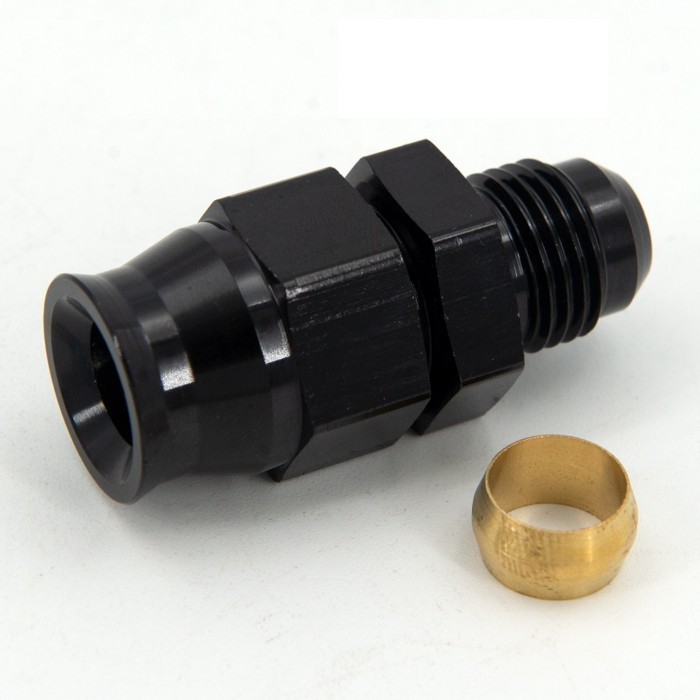 Anodized Straight Push-On Hose End Barb Fitting Fuel Line Oil 8AN 6AN AN8 AN10 AN6-3/8 AN8 AN6-5/16