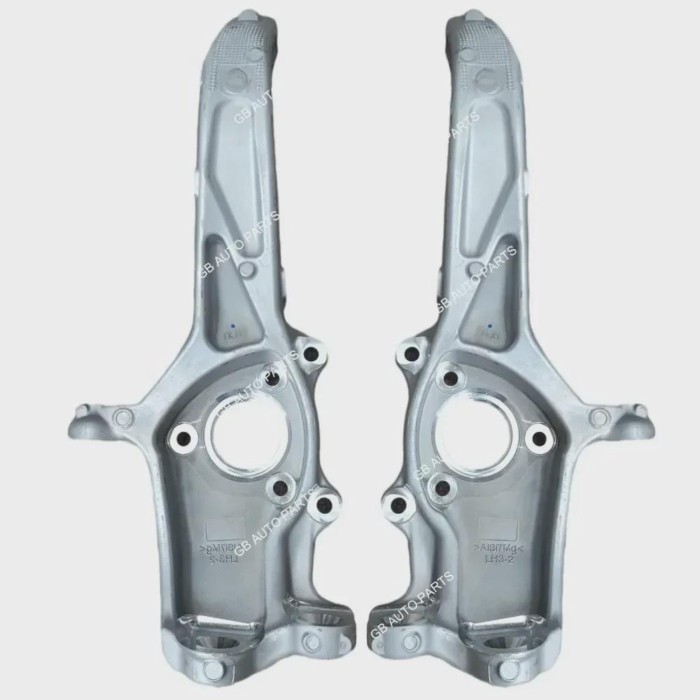 Pair of 2pcs Front Hub Carrier Knuckle Spindle Knuckle Hub Steering Knuckle For Tesla Model 3 RWD 1