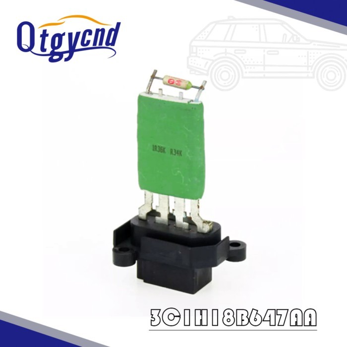 New 3C1H-18B647-AA 98VW-18B647-AB 3C1H18B647AA 4525162 1089959 1129655 Heater Blower Motor Resistor