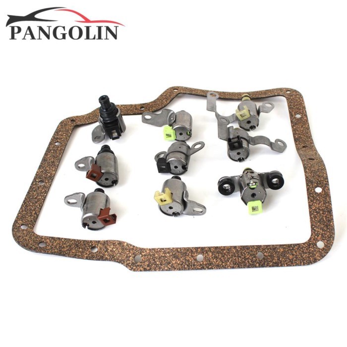 9x JF506E 09A 5F31 Transmission Shift Solenoid Gearbox Kit for VW Jaguar Land Rover Golf GTI 1.8L 2