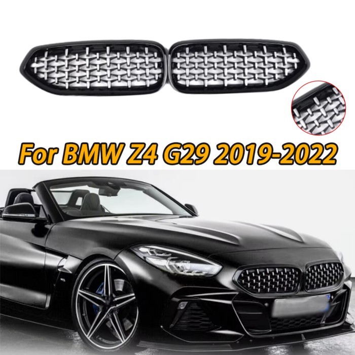 Car Front Kidney Grille Racing Grills Diamond Style Grille For BMW G29 Z4 20i 30i M40i 2019 2020 20