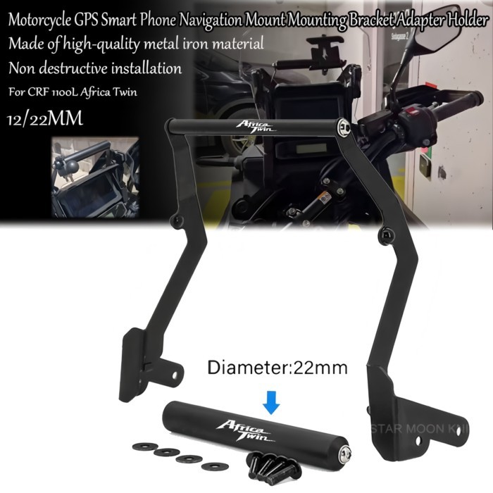 USB Phone Holder For Honda CRF 1100L Africa Twin ADVENTURE SPORTS CRF1100L Africa twin 1100 Motorcy