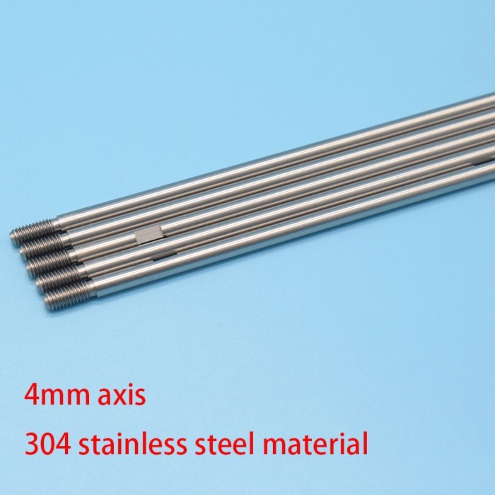 1pc 4mm RC Boat Shaft 304 Stainless Steel Motor Drive Metal Shaft  Rc Boat Spare Parts