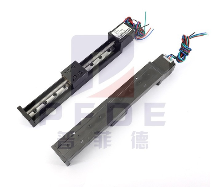 NEW  T-type Mini Sliding Table 50/100/150/200mm For Linear Rail Guide With Nema11 28mm Stepper Moto