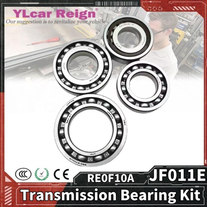 JF011E RE0F10A F1CJ CVT Auto Transmission Pulley 4Pcs/kit  Bearing Kit 4 Cylinder For Nissan Renaul