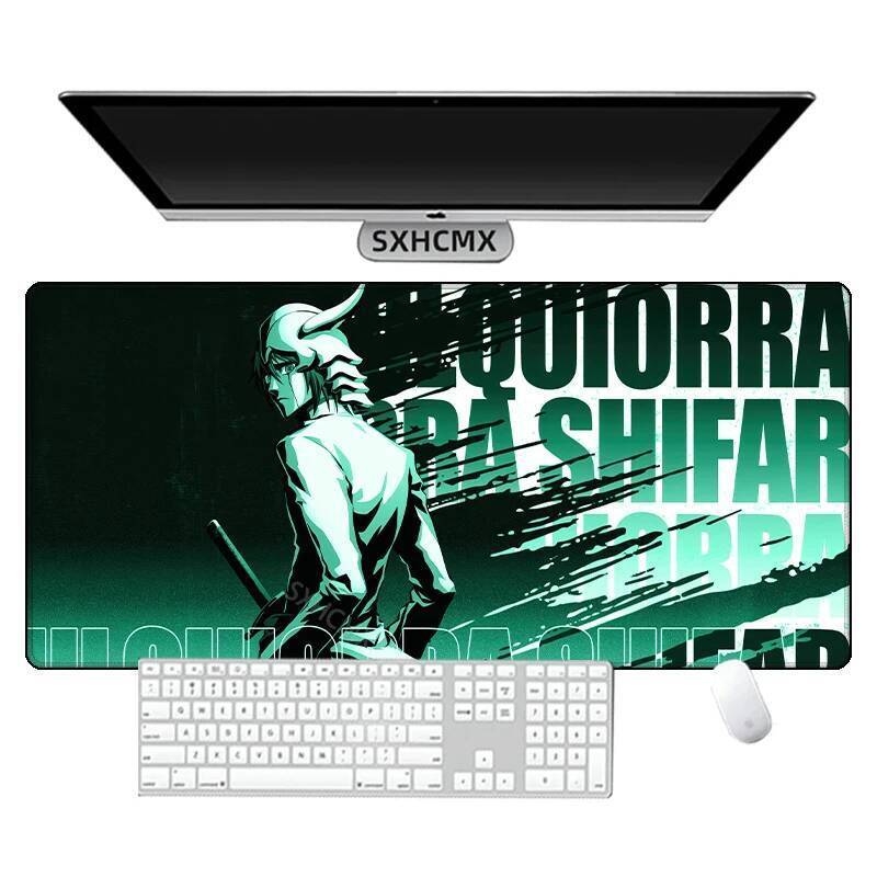 อะนิเมะ Mousepad XXL Bleach Mouse Pad Shihouin Yoruichi Ulquiorra คอมพิวเตอร์ขนาดใหญ่เมาส์ Pad ยางมั