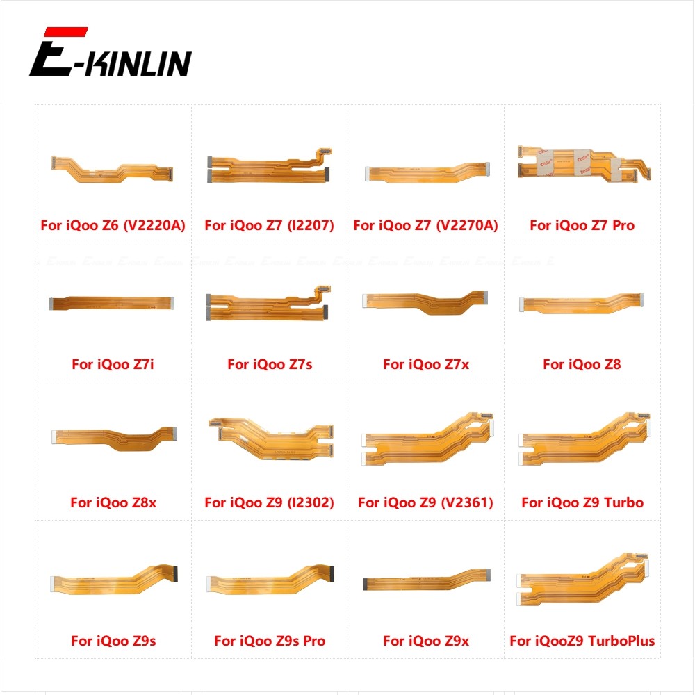 Lcd หลักเมนบอร์ดการเชื่อมต่อ Flex สําหรับ Vivo iQoo Z6 Z7 Z7i Z7x Z8 Z8x Z9 Z9s Z9x Pro Turbo Plus เ
