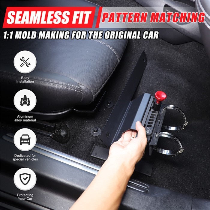 For Mazda MX-5 MX5 ND 2016-2025 Aluminum Alloy Car Co-pilot Under Seat Firefighting Bracket Interio