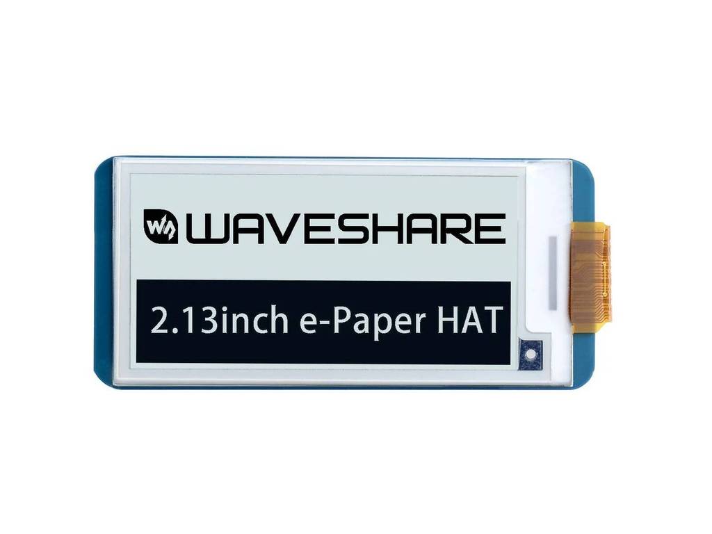 Waveshare V4 2.13 นิ้ว E-Ink Display HAT 250122 พิกเซลสีดําสีขาวสองสี E-Paper โมดูล epaper หน้าจอสํา