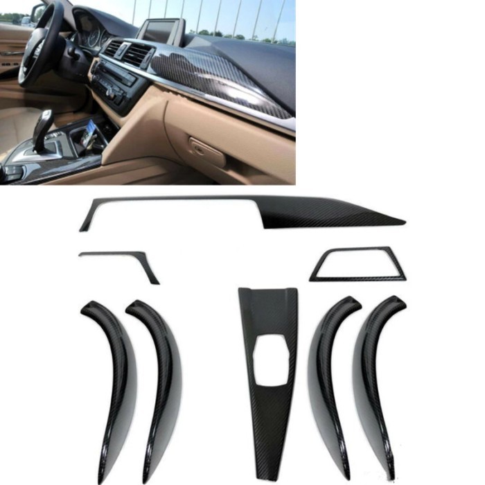 Dashboard Panel Cover Trim Dash Air Outlet Vent Sticker For BMW F30 F31 F35 3 Series F32 F33 F36 F8