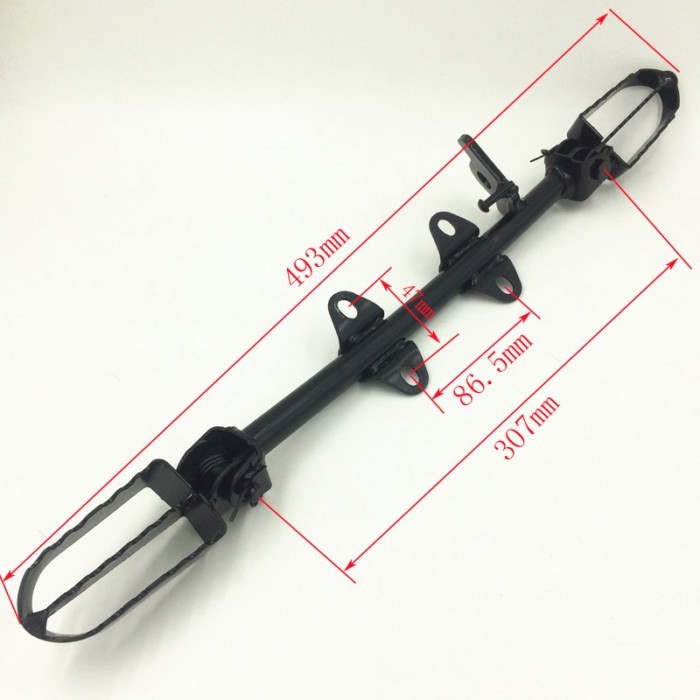 PIT DIRT BIKE SIDE STAND FOOT PEG REST 125cc 110cc 140cc FOOTRESTS FOOTPEGS Dirt bike foot rest wit