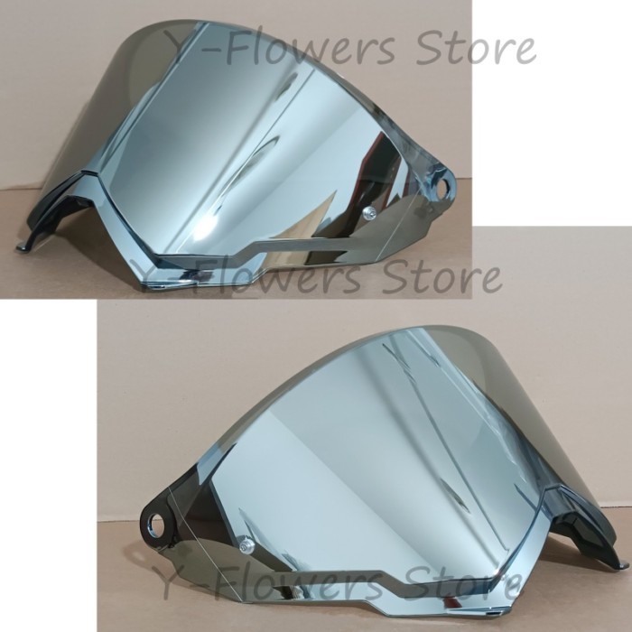 Helmet Visor For AGV AX9 AX-9 Motorcycle Helmet Lens Glass Goggles Windshield Plating Silver Replac