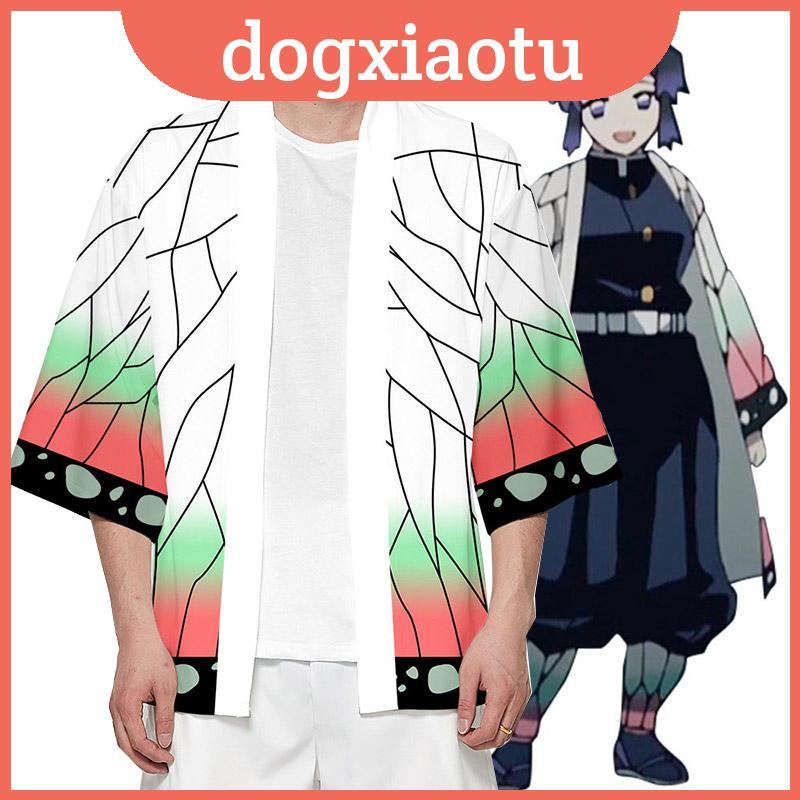 Kimetsu no Yaiba คอสเพลย์ Haori Top สไตล์ Shinobu Kozuki สำหรับแฟนๆ