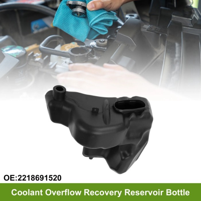 UXCELL No.2218691520 Coolant Reservoir Water Expansion Tank for Mercedes-Benz CL63 AMG CL550 CL600
