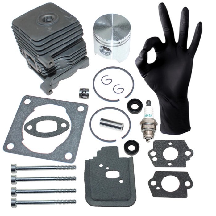 Cylinder Piston Kit Gaskets For Stihl FS46 HL45 HS45 KM55 MM55 SH55 SH85 BG45 BG46 BG55 BG65 BG85 B