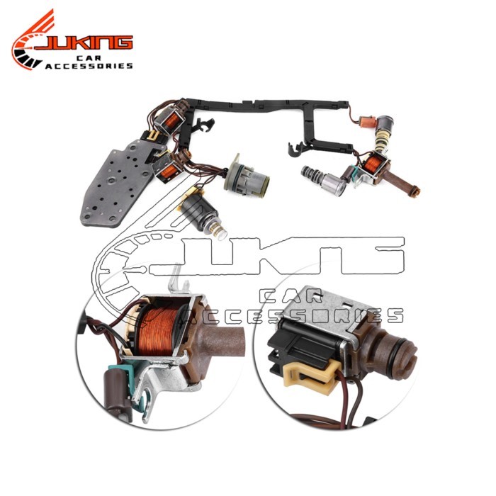 New 4L60E 4L65E Transmission Solenoid Valve with Harness Kit for Chevrolet Buick Auto Parts 4L70E