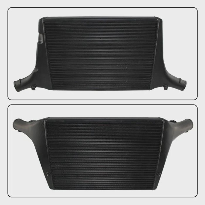 Black/Silver Racing Competition Intercooler Fits for Audi A4 B8.5 3.0TDI A5 Sportback 2.0TDI
