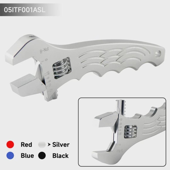 Aluminum Adjustable Wrench Hand Fitting Tools Spanner AN3 AN4 AN6 AN8 AN10 AN12 Hose End Fitting Un