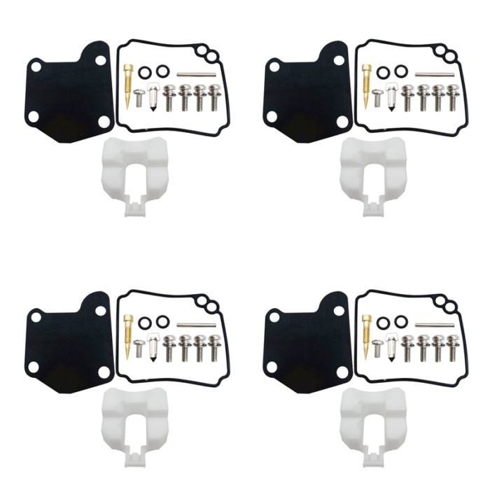 4X 63V-W0093-00 Boat Motor Carburetor Repair Kit For Yamaha 2-Stroke 9.9HP 15HP Outboard Engine