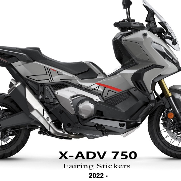 Motorcycle Sticker Anti-Scratch PVC Sticker for Honda XADV 750 X-ADV 750 X ADV 750 2022-2024 Body D