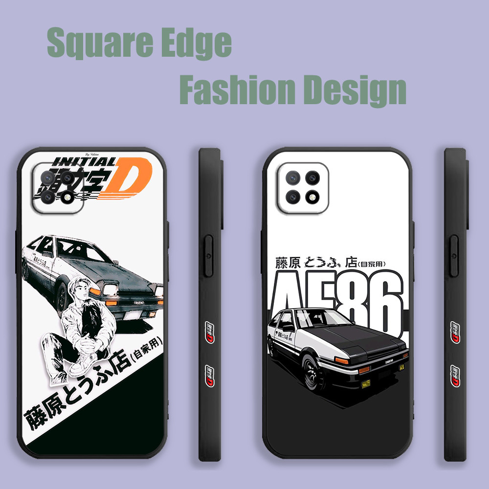 ปลอกสําหรับ Samsung Galaxy S25 S25 ULTRA A16 A36 อะนิเมะเริ่มต้น D Takumi TFZ02 เคสโทรศัพท์ขอบสี่เหล