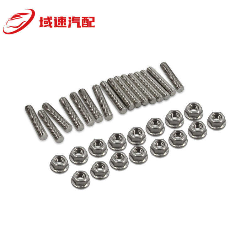 เหมาะสําหรับ Ford F150 F250 F350 V8 4.6L 5.4L ชุดสลักเกลียวท่อไอเสียสแตนเลส