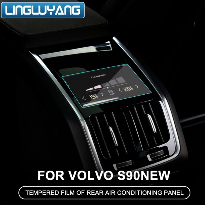 car accessories for Volvo xc60 xc90 s90 v90 xc40 s60 v60 Tempered film Interior decoration car stic