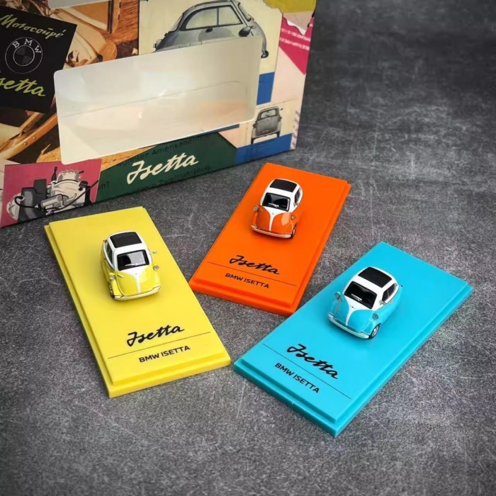 AR BOX 1: 64 BMW BMW Isetta BMW Egg Original Car Model Set Alloy Model Jewelry