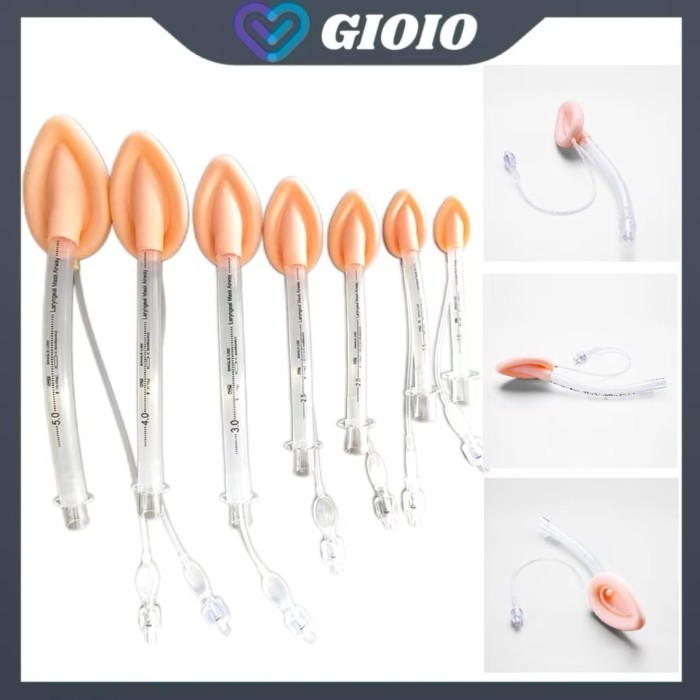 Disposable Silicone Laryngeal Mask with Bar Anesthesia Breathing Laryngeal Mask Airway Tube for Kid