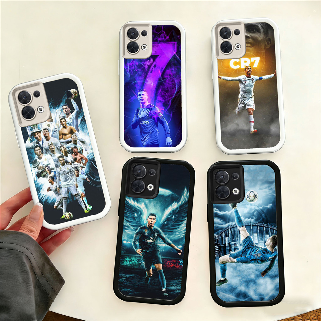 WC34 Ronaldo สําหรับ Hp ชุบ Realme Narzo Note N61 V13 SE Q3 GT 30 N53 8S C61 N63 NEO6 50 5G วัสดุ TP