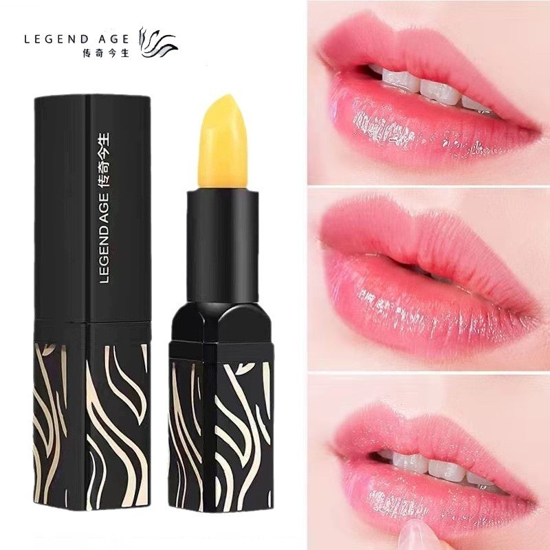 ในสต็อก Legendary Life Red Cherry Healthy Lipstick, ลิปสติกเปลี่ยนสีได้ LEGEND AGE Healthy Cherry Lip Lipstick 3.8g